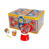 Bialetti Dolce&Gabbana Sicilian Cart Moka Express, Cups & Stirrer Gift Set