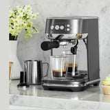 Breville Bambino Plus Espresso Machine — Black Stainless Steel