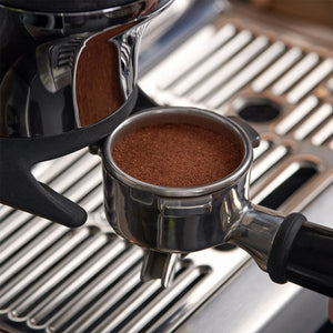 Breville Barista Express Impress Espresso Machine — Damson Blue
