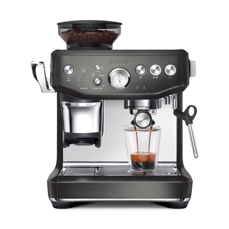 Breville Barista Express Impress Espresso Machine — Black Stainless Steel