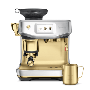Breville Barista Touch Impress Espresso Machine — Brushed Steel & Brass