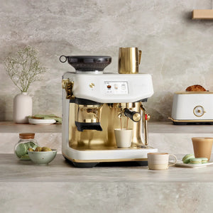 Breville Barista Touch Impress Espresso Machine — Sea Salt & Brass