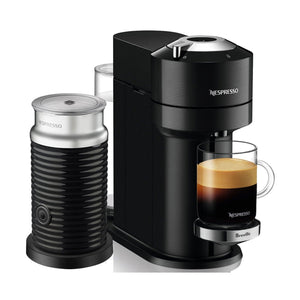 Breville Nespresso Vertuo Next Espresso Maker with Aeroccino 3 — Classic Black