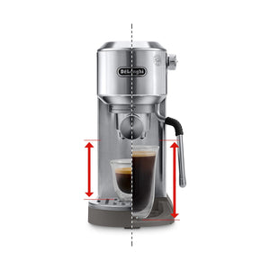 De'Longhi Dedica Duo Espresso Machine with Cold Brew — Stainless Steel