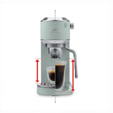 De'Longhi Dedica Duo Espresso Machine with Cold Brew — Pistachio
