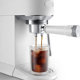 De'Longhi Dedica Duo Espresso Machine with Cold Brew — White