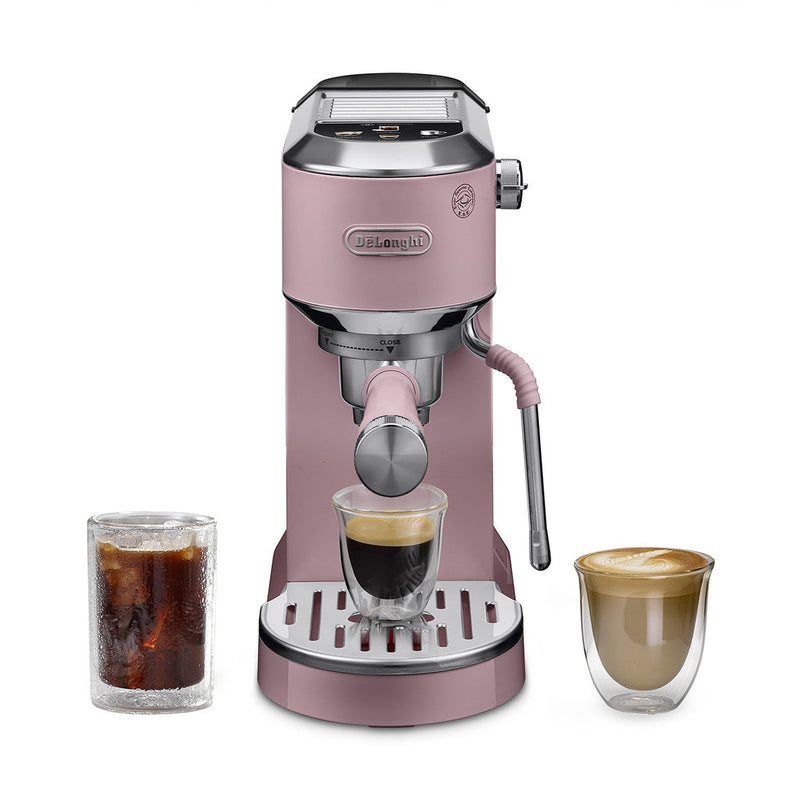De'Longhi Dedica Duo Espresso Machine with Cold Brew — Rose