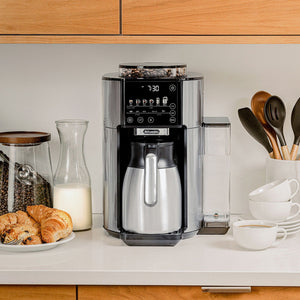 DeLonghi TrueBrew Automatic Coffee Machine, Stainless with Thermal Carafe