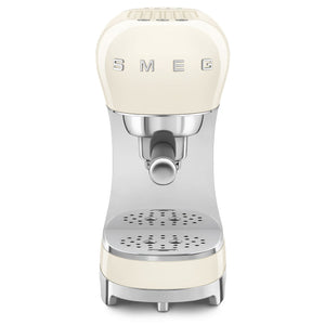 Smeg Espresso Machine With No Milk Wand - Cream #ECF00CRUS