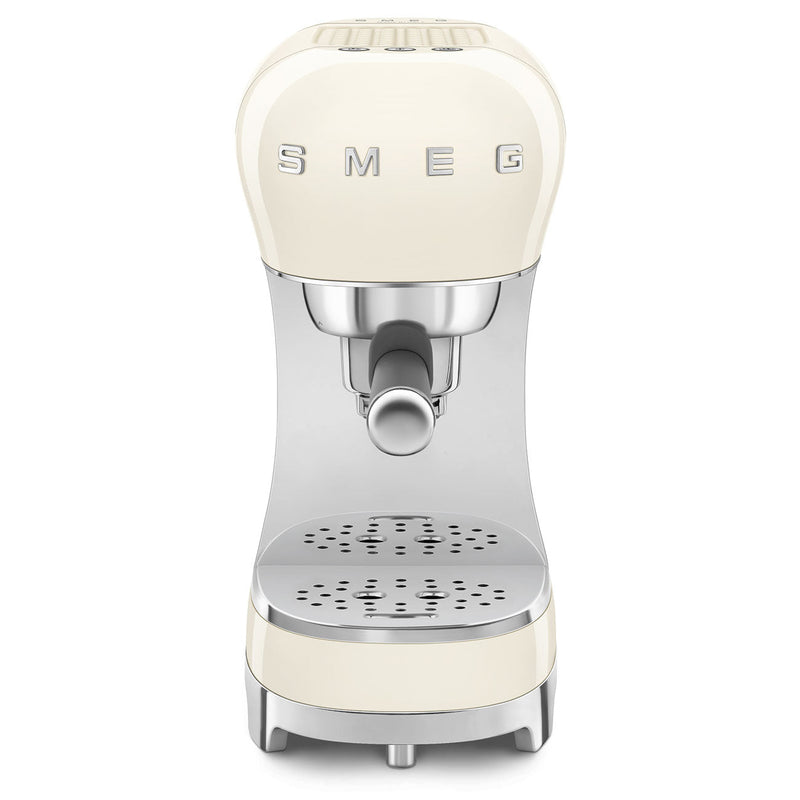 Smeg Espresso Machine With No Milk Wand - Cream #ECF00CRUS