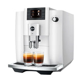 Jura E6 Automatic Espresso Machine — Piano White