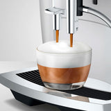 Jura E6 Automatic Espresso Machine — Piano White