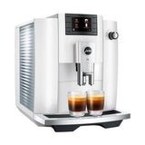 Jura E6 Automatic Espresso Machine — Piano White