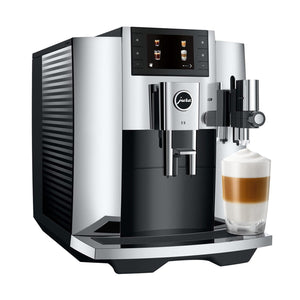 Jura E8 Automatic Espresso Machine — Chrome