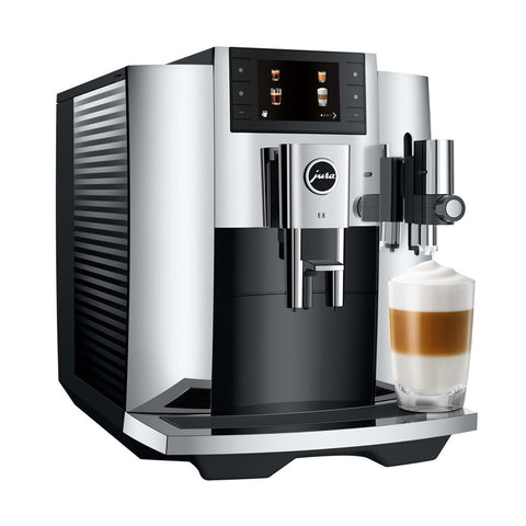 Jura E8 Automatic Espresso Machine — Chrome