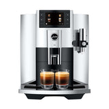 Jura E8 Automatic Espresso Machine — Chrome