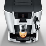 Jura E8 Automatic Espresso Machine — Chrome