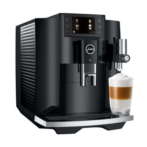Jura E8 Automatic Espresso Machine — Piano Black