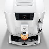 Jura E8 Automatic Espresso Machine — Piano White