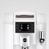 Jura E8 Automatic Espresso Machine — Piano White