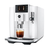 Jura E8 Automatic Espresso Machine — Piano White