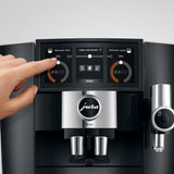 Jura J8 Twin Automatic Espresso Machine — Black