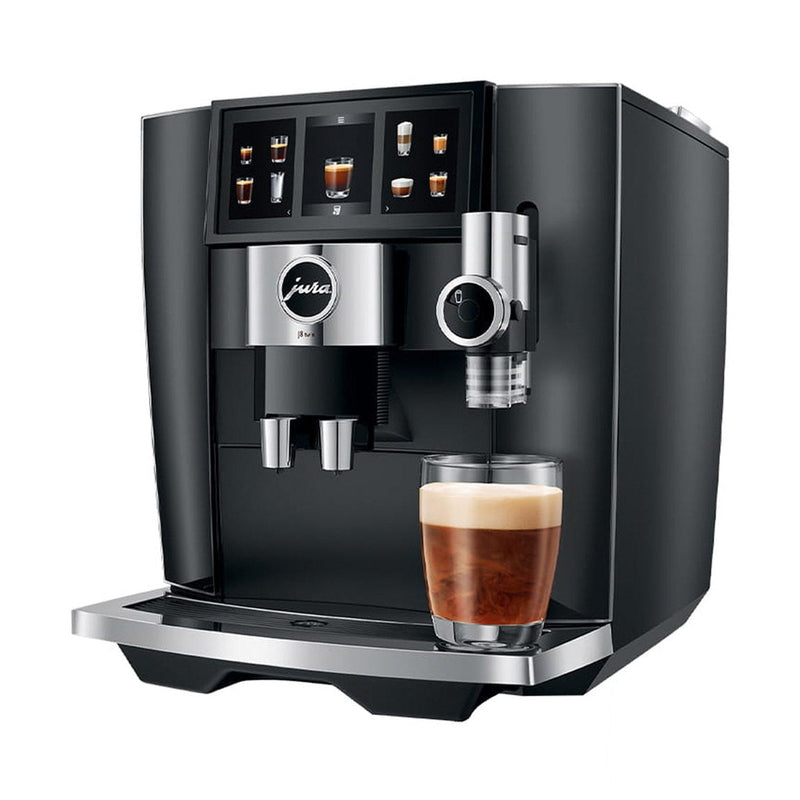 Jura J8 Twin Automatic Espresso Machine — Black