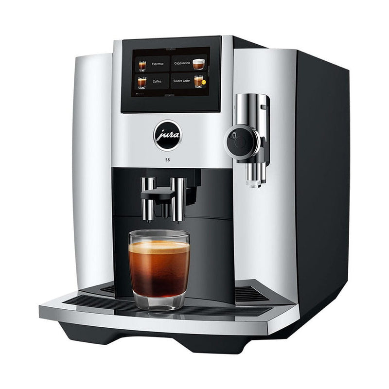 Jura S8 Automatic Espresso Machine — Chrome