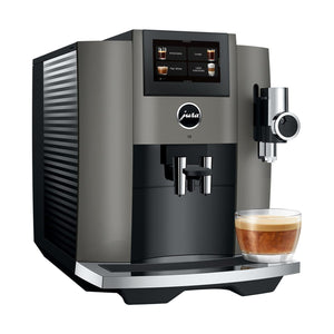 Jura S8 Automatic Espresso Machine — Dark Inox