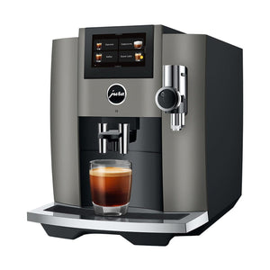 Jura S8 Automatic Espresso Machine — Dark Inox