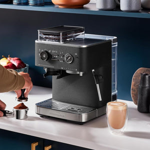 KitchenAid Semi-Automatic Espresso Machine — Cast Iron Black
