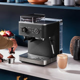 KitchenAid Semi-Automatic Espresso Machine — Cast Iron Black