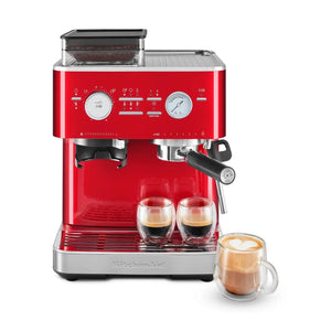 KitchenAid Semi-Automatic Espresso Machine — Candy Apple Red