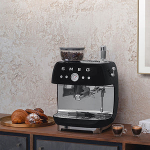 SMEG Manual Espresso Machine — Black