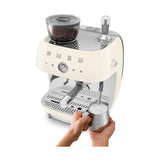 SMEG Manual Espresso Machine — Cream