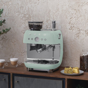 SMEG Manual Espresso Machine — Green