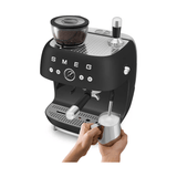 SMEG Manual Espresso Machine — Matte Black