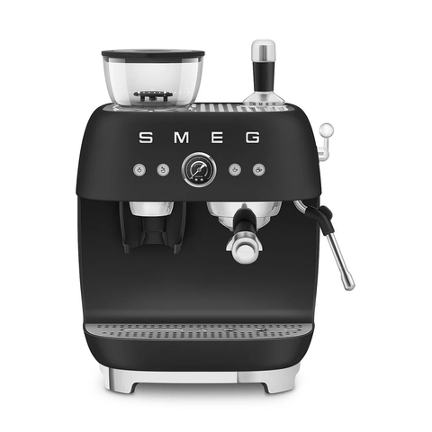 SMEG Manual Espresso Machine — Matte Black