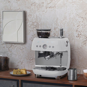 SMEG Manual Espresso Machine — White