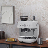 SMEG Manual Espresso Machine — White