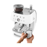 SMEG Manual Espresso Machine — White
