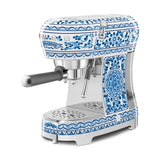 Smeg × Dolce&Gabbana Manual Espresso Machine — Blu Mediterraneo