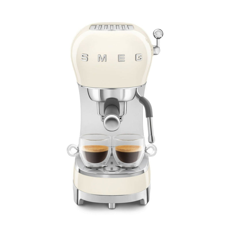 Smeg Retro Espresso Machine — Cream