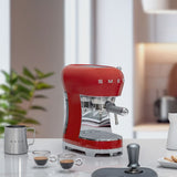 Smeg Retro Espresso Machine — Red
