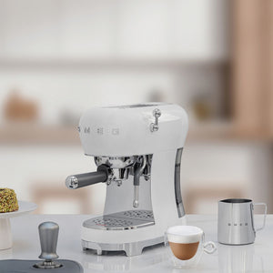 Smeg Retro Espresso Machine — White