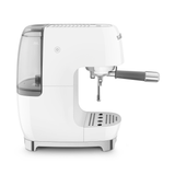 Smeg Manual Espresso Coffee Machine With Cold Brew, White #ECF03WHUS