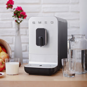 Smeg Super Automatic Espresso Machine with Hot Water, Matte Black