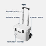 YETI Roadie 32 Wheeled Cooler, Firefly Yellow